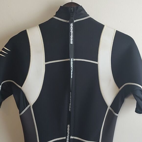Sea-Doo Bombardier Men's Short‎ Sleeve Size Small Shorty Wet Suit - Picture 12 of 17